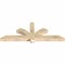 Ekena Millwork Redmond Rough Sawn Timber Gable Bracket, Douglas Fir, 60"W x 22"H x 4"D x 4"F, 9/12 Pitch GBW060X22X0404RED00RDF - alternate 3